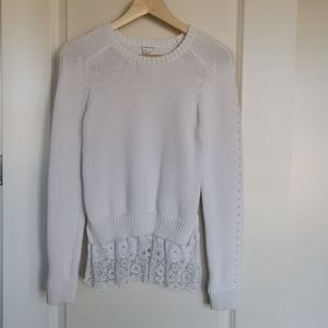 Club Monaco White Genara Sweater